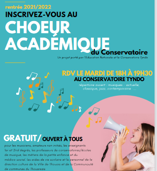 Le choeur académique – Conservatoire Tyndo Thouars (Chant)